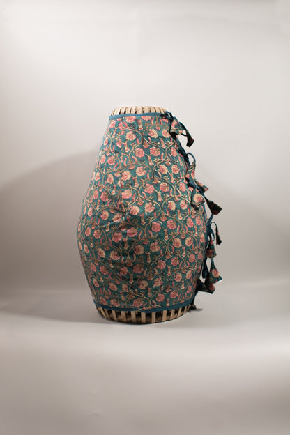 Mridanga Cover Floral Pattern